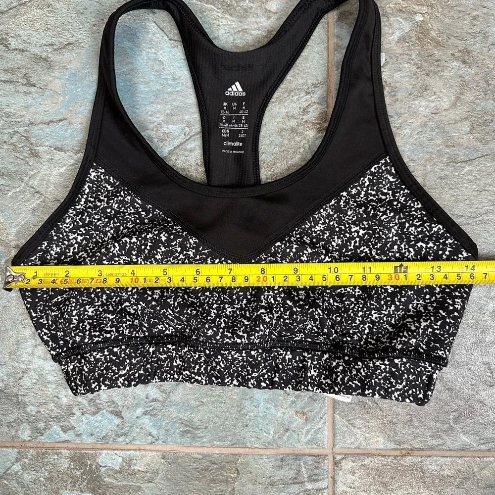 Adidas Techfit‎ Racerback Compression Stretch Climacool Sports Bra Size Medium